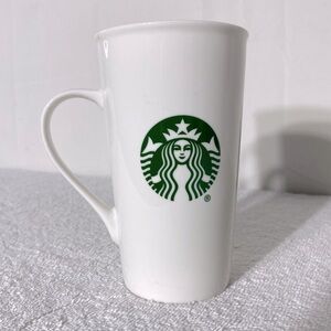 Starbucks Tall Cream Ceramic Coffee Cup Mug